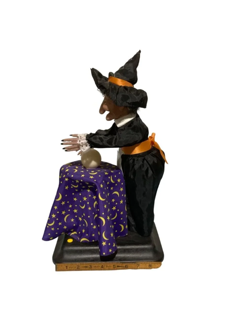 Vintage Halloween Animated Fortune Teller Witch By Gemmy - Works